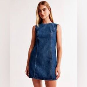 Abercrombie & Fitch Blue Denim Mini Dress